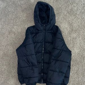 Mens Black Puffer Jacket